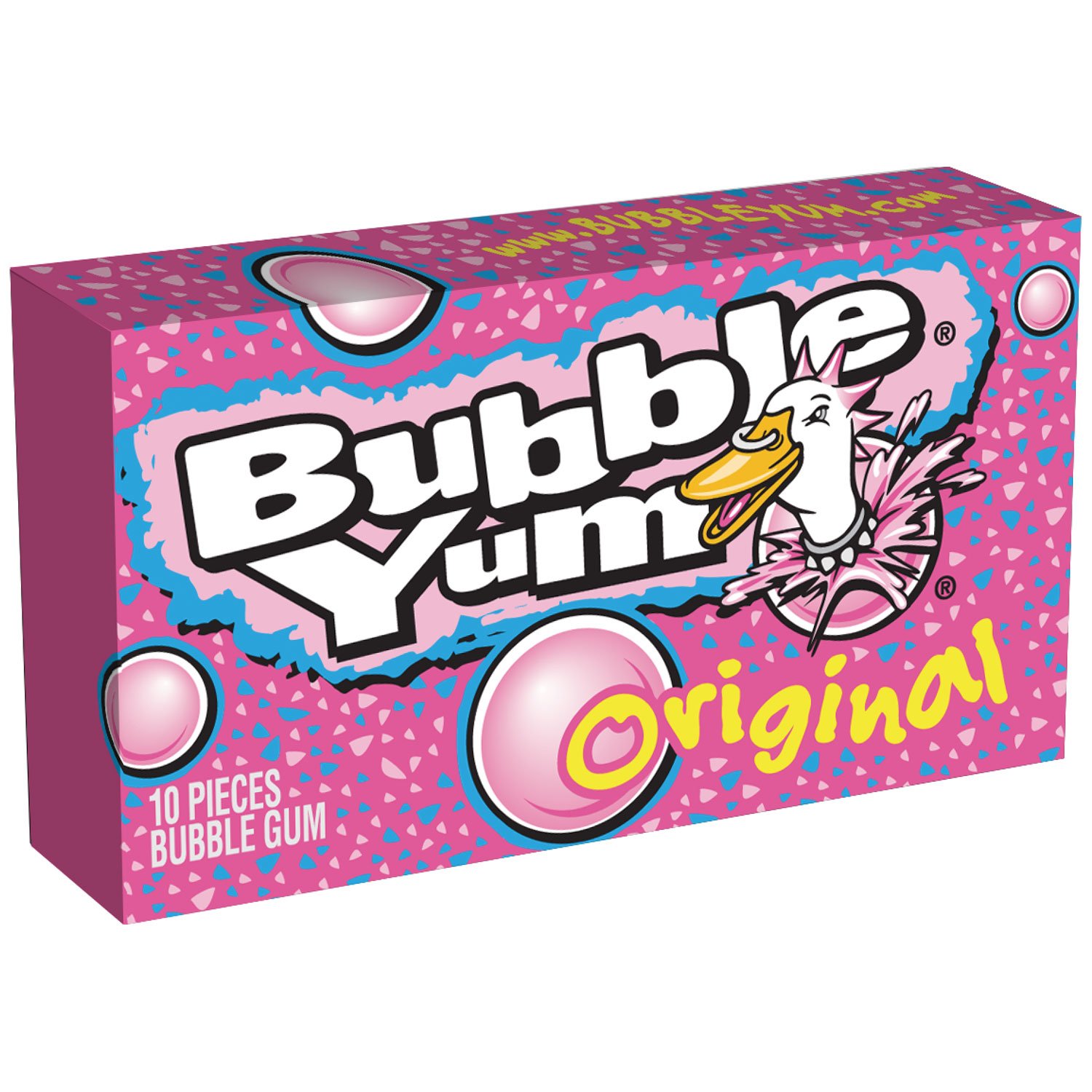 Bubble Yum Gum, Original, 10-Piece Packages (Pack of 24)